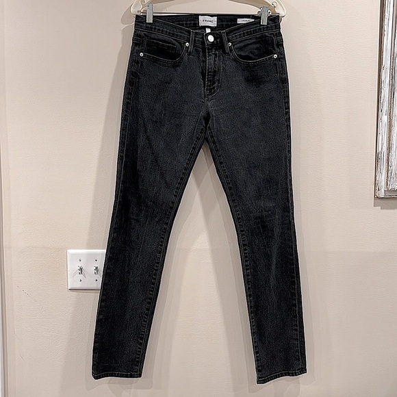 🔥FRAME Rustic Black Jeans🔥 - Picture 1 of 8